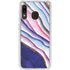 Violet Watercolor Geode Galaxy A20 Clear Case