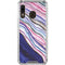 Violet Watercolor Geode Galaxy A30 Clear Case