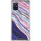 Violet Watercolor Geode Galaxy A51 5G Clear Case