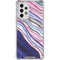 Violet Watercolor Geode Galaxy A53 5G Clear Case