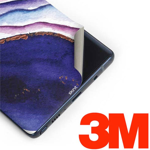 Violet Watercolor Geode Galaxy Note 9 Skin