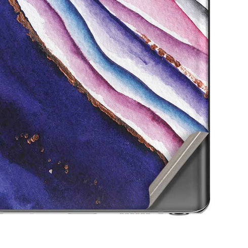 Violet Watercolor Geode Galaxy Note20 5G Skin