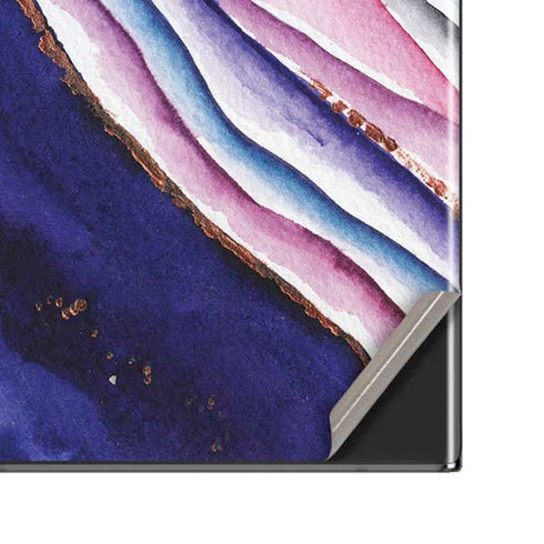 Violet Watercolor Geode Galaxy Note20 Ultra 5G Skin