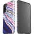 Violet Watercolor Geode Galaxy S21 FE Pro Case