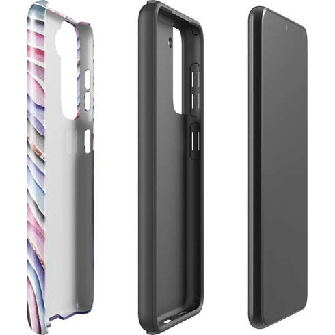 Violet Watercolor Geode Galaxy S21 Plus 5G Pro Case