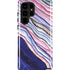Violet Watercolor Geode Galaxy S22 Ultra Pro Case