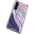 Violet Watercolor Geode Galaxy S23 FE Clear Case