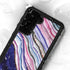 Violet Watercolor Geode Galaxy S23 Plus Waterproof Case