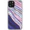 Violet Watercolor Geode iPhone 11 Pro Clear Case