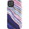Violet Watercolor Geode iPhone 11 Pro Max Impact Case