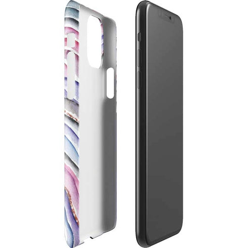 Violet Watercolor Geode iPhone 11 Pro Max Lite Case