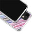 Violet Watercolor Geode iPhone 12 Clear Case