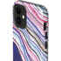 Violet Watercolor Geode iPhone 12 Impact Case