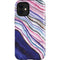 Violet Watercolor Geode iPhone 12 Mini Impact Case