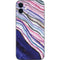 Violet Watercolor Geode iPhone 12 Mini Skin
