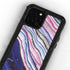 Violet Watercolor Geode iPhone 12 Pro Waterproof Case
