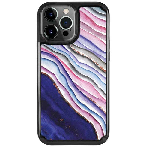 Violet Watercolor Geode iPhone 13 Pro Cargo Case