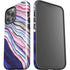 Violet Watercolor Geode iPhone 13 Pro Max Impact Case