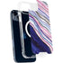 Violet Watercolor Geode iPhone 14 Plus MagSafe Case