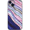 Violet Watercolor Geode iPhone 14 Plus Skin