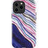 Violet Watercolor Geode iPhone 15 Pro Max Impact Case