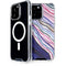Violet Watercolor Geode iPhone 14 Pro Max MagSafe Case