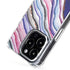 Violet Watercolor Geode iPhone 14 Pro Max MagSafe Case