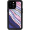 Violet Watercolor Geode iPhone 14 Pro Max Waterproof Case