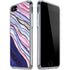 Violet Watercolor Geode iPhone SE (2nd & 3rd Gen) Clear Case