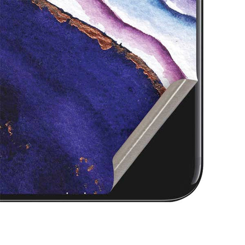 Violet Watercolor Geode iPhone SE (2nd & 3rd Gen) Skin