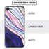 Violet Watercolor Geode iPhone SE (2nd & 3rd Gen) Skin