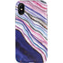 Violet Watercolor Geode iPhone X Pro Case
