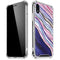 Violet Watercolor Geode iPhone XR Clear Case