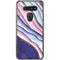 Violet Watercolor Geode LG K51/Q51 Clear Case