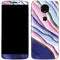 Violet Watercolor Geode Moto E5 Plus Skin
