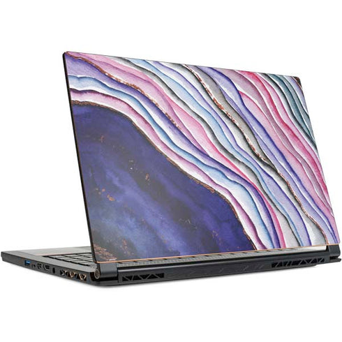 Violet Watercolor Geode MSI GS65 Stealth Laptop Skin