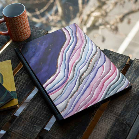Violet Watercolor Geode MSI GS65 Stealth Laptop Skin