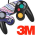 Violet Watercolor Geode Nintendo GameCube Controller Skin