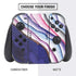Violet Watercolor Geode Nintendo Switch Bundle Skin