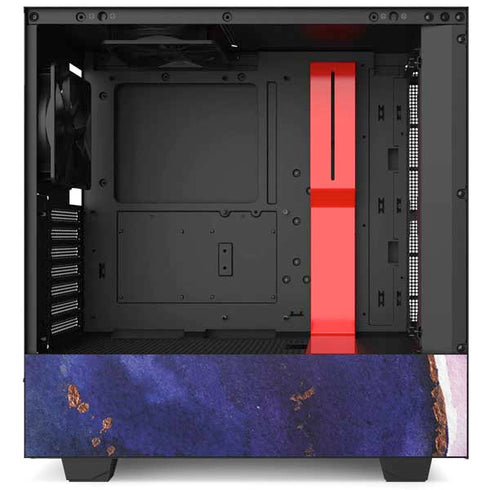 Violet Watercolor Geode NZXT H510 Compact ATX Mid-Tower Case Skin
