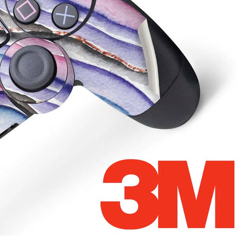 Violet Watercolor Geode PS4 Pro/Slim Controller Skin