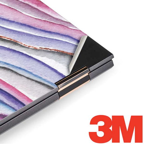 Violet Watercolor Geode HP Spectre Skin