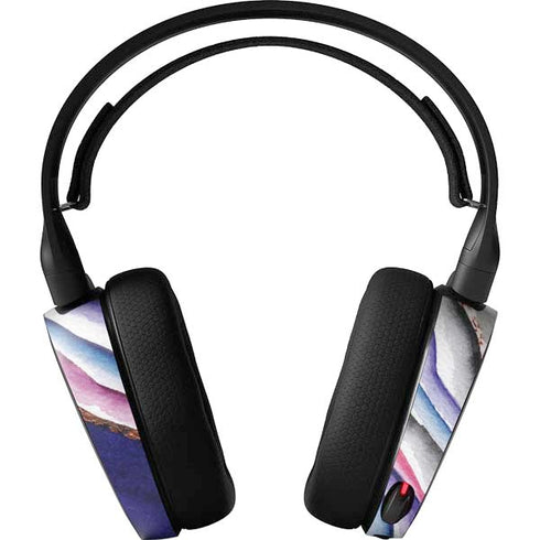 Violet Watercolor Geode SteelSeries Arctis 5 Skin