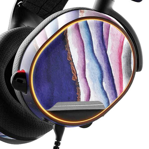 Violet Watercolor Geode SteelSeries Arctis 5 Skin