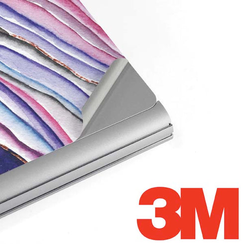 Violet Watercolor Geode Surface Book 2 13.5in Skin