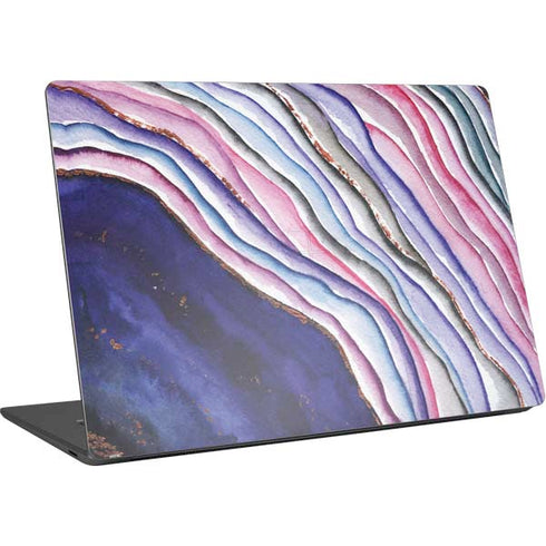 Violet Watercolor Geode Surface Laptop 4 15in Skin