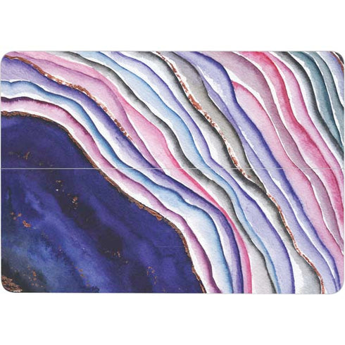 Violet Watercolor Geode Surface Laptop Studio Skin