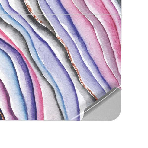Violet Watercolor Geode Surface Laptop Studio Skin