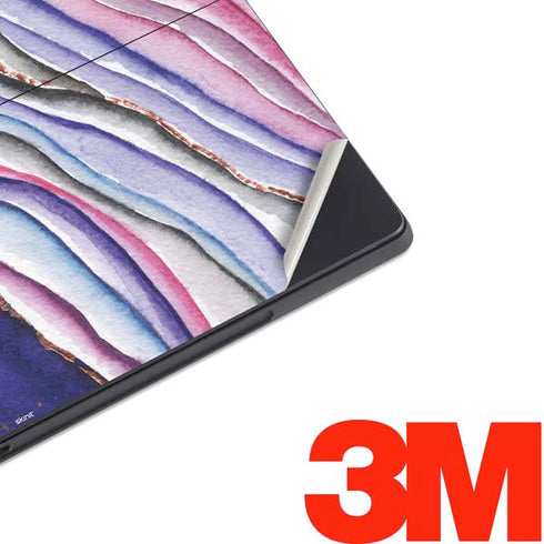 Violet Watercolor Geode Surface Pro 7 Skin