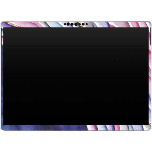 Violet Watercolor Geode Surface Pro 9 Skin